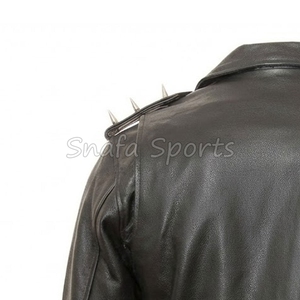 Men biker Leather Jacket Slim Fit Style Modern Fashion Premium Soft Leather Trendy Streetwear Stylish Winter Jacket For Sale - Product Image 6