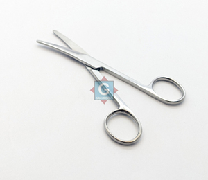 Manual CE Certified Gray Rocks -1414-17 Busch Umbilical Cord Scissors Stainless Steel Surgical Instrument for Medical <b>School</b> - Product Image 4