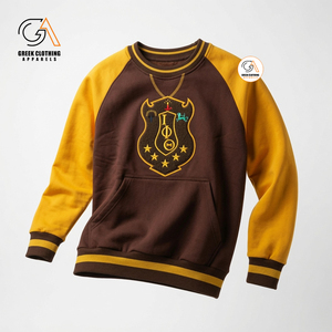 เสื้อสเวตเตอร์คอกลม Iota Phi Theta Greek Pride ผ้าฝ้าย 100% ทรงปกติสำหรับผู้ชาย - Product Image 5
