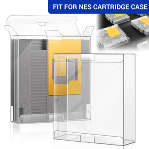 กล่องเก็บตลับเกม Nintendo NES แบบใส 5 ชิ้น สำหรับเก็บตลับเกม วิดีโอเกม และอุปกรณ์เล่นเกม - Product Image 5