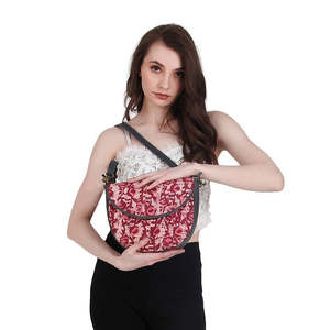 Sac bandoulière en cuir véritable à rabat motifé, sacoche pour ordinateur portable, grande capacité, léger, pour les voyages et l'usage quotidien - Product Image 2