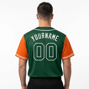 Custom Best Quality Baseball Shirts Mesh Baseball Uniform print Logo Name <b>Men</b> Women Youth <b>Pullover</b> Baseball Jerseys - Product Image 2