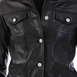 Veste en cuir pour femme automne-hiver, meilleure qualité, veste en cuir pour femme la plus vendue, prix bas, veste en cuir véritable pour femme - Product Image 5