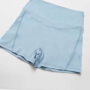 Shorts Deportivos para Mujer, 87% Poliéster, 13% Elastano, Cintura Elástica, Leggings de Yoga Sin Costuras con Bolsillo para Teléfono - Product Image 5