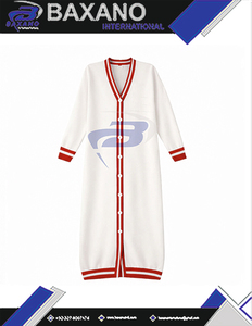 เดลต้า |   ซิกมา |   เสื้อคลุมคาร์ดิแกนลำลองสำหรับฤดูหนาว Theta Sorority ผ้าวูล/อะคริลิก ดีไซน์โดดเด่น เสื้อคลุมคาร์ดิแกนยาวสำหรับผู้หญิง - Product Image 5