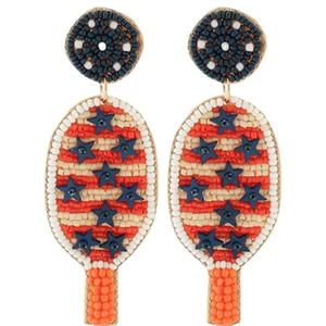 Nuevos pendientes de lujo de moda para mujer, joyería bordada hecha a mano con cuentas para ropa de fiesta o regalo - Product Image 5