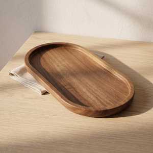 Hand Carved <b>Wooden</b> <b>Serving</b> <b>Platter</b> Artisan Natural Wood Craft Sustainable <b>Wooden</b> <b>Serving</b> <b>Platter</b> Eco Friendly Kitchen and Dining - Product Image 5