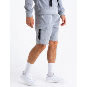 <b>Men's</b> Hoodie <b>Shorts</b> Set 100% Cotton Fleece Tracksuit Breathable Streetwear Casual Sports Outfit Winter - Product Image 2