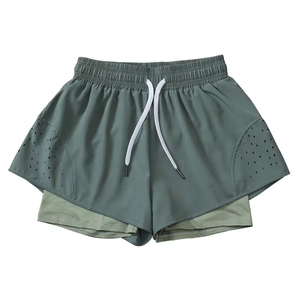 Shorts Deportivos de Verano para Mujer, de Alta Calidad, Transpirables, Cintura Elástica, Casuales, para Uso Diario, Playa y Vacaciones, de Haidii Sports - Product Image 3