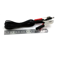 Câble de charge pour voiture avec prise DC vers pince crocodile, adaptateur d'alimentation pour connexion et charge de batterie de véhicule