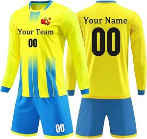 Uniforme de Fútbol Profesional Unisex, Conjunto de Camiseta de Manga Corta y Pantalones Cortos, Servicio OEM, Personalización, 100% Poliéster, Secado Rápido - Product Image 6
