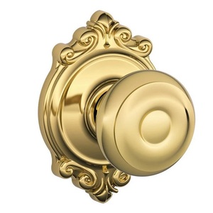 Elegant solid Brass <b>Gold</b> Finished Back Plate <b>Knob</b> Passage Privacy Handle Furniture Hardware Dummy Design Home Office use - Product Image 5