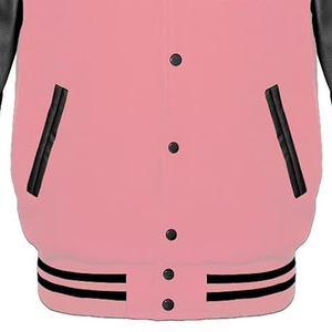 Fabricant de vestes universitaires personnalisées, veste de baseball en coton pour hommes, tissu respirant, taille plus, streetwear décontracté - Product Image 6