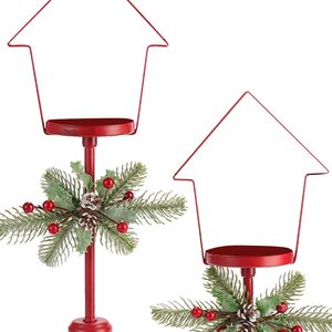 Handmade Durable Iron Candle Holder Candelabra for Living Room Decor <b>Christmas</b> <b>Table</b> <b>Centerpiece</b> - Product Image 2