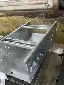 Échelle à câbles en acier galvanisé à chaud et en acier inoxydable - Chemin de câbles intérieur résistant au feu et gaine de câblage en aluminium avec revêtement plastique - Product Image 2