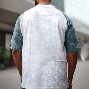 T-shirts Oversize Homme Tendance en Polyester/Coton Écologique Style Urbain Anti-Plis Séchage Rapide Faible MOQ 20 Pièces Prix - Product Image 2