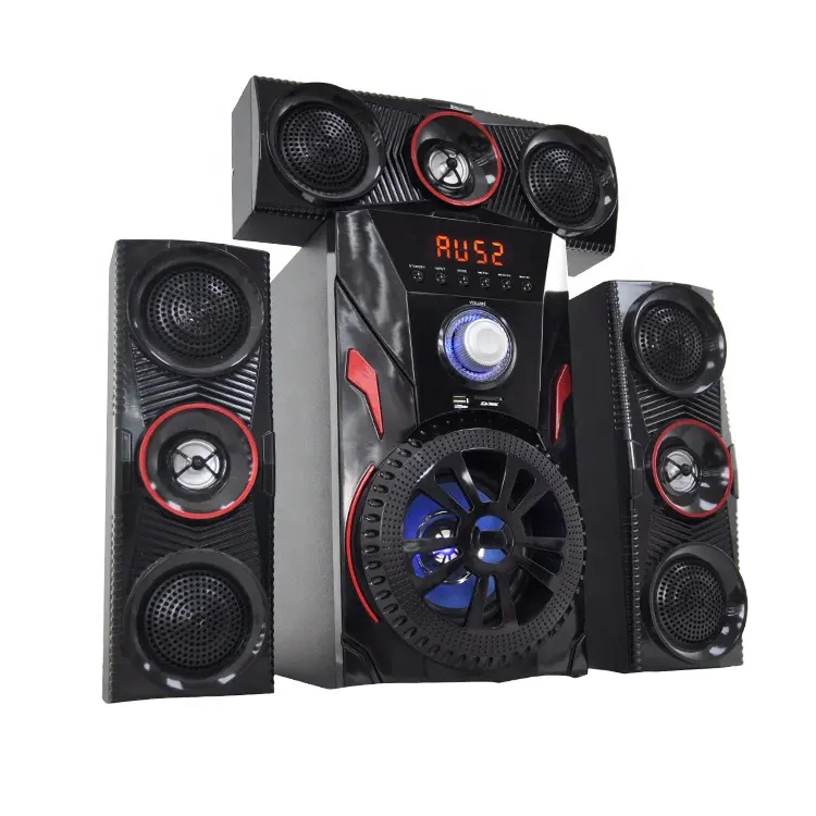 Penjualan laris nirkabel berkualitas tinggi sistem suara surround speaker home theater 3.1 sistem audio rumah subwoofer daya tinggi