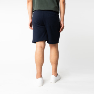 Shorts pour hommes à imprimé loup, taille mi-haute, style décontracté, en coton, logo avant imprimé, respirant, tricoté - Product Image 2