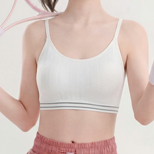 เสื้อชั้นในกีฬาไร้ตะเข็บแบบขายส่ง รองรับแรงกระแทกสูง เหมาะสำหรับออกกำลังกาย วิ่ง โยคะ ฟิตเนส ระบายอากาศได้ดี - Product Image 3