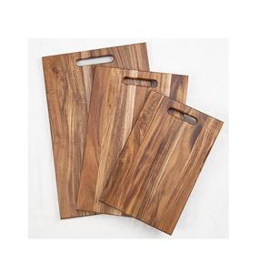 Tabla de cortar clásica hecha a mano, tabla de cortar de madera de acacia personalizada al por mayor, tabla de cortar de madera para cocina y Hotel - Product Image 5