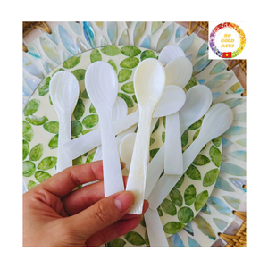 ช้อนกาแฟเปลือกหอย |   เปลือกหอยมุก |   งานแฮนด์เมด |   7-10ซม. |   โรงงานขายส่งโดยตรง - Product Image 3