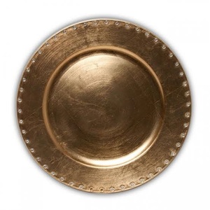 Assiette de service décorative vintage en acier inoxydable écologique, faite à la main, avec option de taille personnalisée - Product Image 4