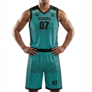 Mawra Martial Arts Custom Sublimated Basketball Uniform Plus Size Team Jersey Quick Dry Moisture Wicking Sportswear - Product Image 1