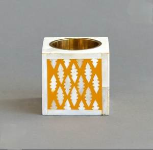 Brûleur à Bakhoor au design attrayant avec incrustations en os et résine pour la fraîcheur du salon, ensemble Mubkhar, parfum au meilleur prix - Product Image 1