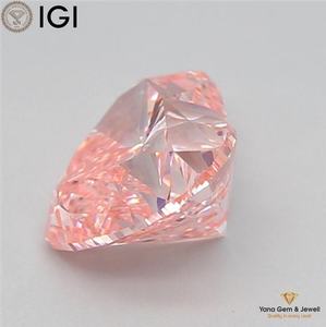 เพชร CVD ขนาด 2.00 กะรัต สีชมพูสดใส ระดับความสะอาด VVS2 พร้อมใบรับรอง IGI รูปทรงหัวใจ สำหรับงานออกแบบสั่งทำพิเศษอย่างหรูหรา - Product Image 6