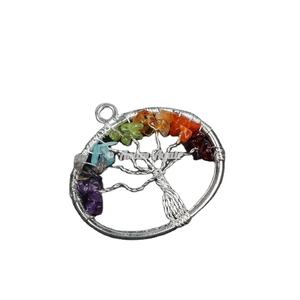 Customized Shape <b>Tree</b> <b>of</b> <b>Life</b> Pendants <b>Necklace</b> Agate Gemstone Carved in Feng Shui Style Souvenir Use - Product Image 1