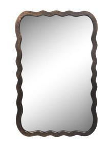 Bohemian Wooden Framed <b>Rectangular</b> Wall <b>Mirror</b> Decorative Home Accent - Product Image 4