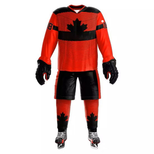 Camiseta de Hockey Sublimada Reversible de Poliéster de Alta Calidad, Camisetas Deportivas Personalizadas para Hombre, Servicio OEM para Uniformes de Hockey sobre Hielo - Product Image 4