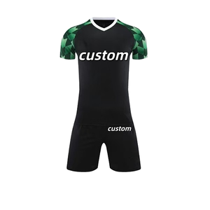 Maillots de football personnalisés de haute qualité, respirants, 100% polyester, manches courtes, maillot de football rétro, uniforme violet - Product Image 1