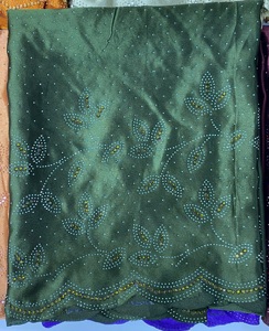 Vestidos de Novia Somalíes Dirac Gougra de Satén 100% Seda, Ligeros, Tejidos, 60GSM, Ecológicos, con Patrón Floral de Puntos Georad - Product Image 4