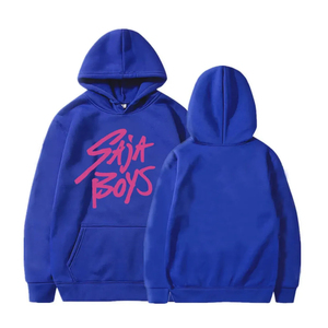 <b>Men</b> Solid Casual Loose Fleece <b>Hoodie</b> Winter Warm <b>Lined</b> Hooded Sweatshirt for <b>Men</b> Women Custom Print OEM Wholesale - Product Image 2