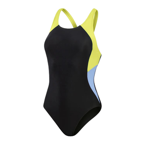 Solid Color Custom Sexy Club Fitness Bodysuit Sleeveless Deep V Neck Swimsuit Jumpsuit Knee Unisex Eco-Friendly Quick 1 Front - Product Image 1