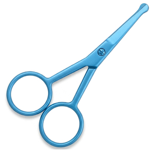 Tijeras para Cutículas con Punta Redondeada de Primera Calidad, Tijeras de Acero Inoxidable para Manicura y Cuidado de Uñas, Color Personalizado OEM, Tijeras Seguras para Recortar el Vello de la Nariz - Product Image 5