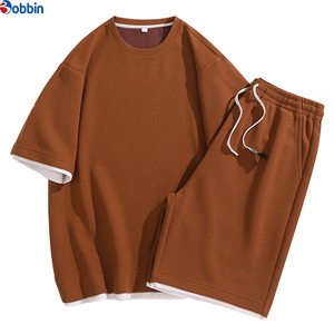Conjunto de Camiseta de Manga Corta para Hombre, Personalizado, Verano, Tendencia, Cuello Redondo, Informal, Deportivo, con Estampado Personalizado - Product Image 4