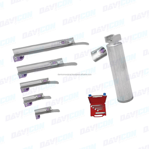 Set de Laringoscopio Convencional Miller, Hojas y Mango de Laringoscopio Desechables de Un Solo Uso, Instrumento Médico para Intubación de Vías Respiratorias - Product Image 2