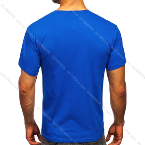 เสื้อยืดแขนสั้นผ้าทวิลล์ลำลองสำหรับผู้ชาย ผ้าฝ้าย 100% สีพื้น ระบายอากาศได้ดี คอตั้ง เสื้อฤดูร้อนสำหรับผู้ใหญ่ - Product Image 2