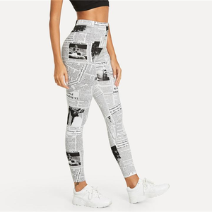 Ensemble de sport imprimé tendance pour le fitness et le yoga : soutien-gorge de sport et legging - Product Image 1