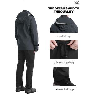 Combinaisons de pluie décontractées et durables élégantes avec fonctions de ventilation respirantes et logos personnalisés Tissu confortable pour un usage quotidien - Product Image 5