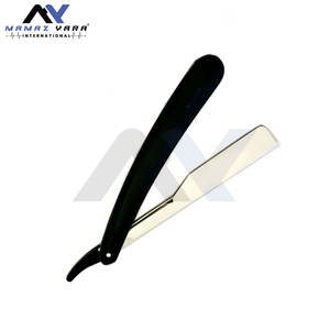 มีดโกนแบบตรงพร้อมกล่องป้องกันสำหรับร้านตัดผมระดับพรีเมียม  มีดโกนพับได้ทำจากเหล็กกล้าไร้สนิมสำหรับมืออาชีพ - Product Image 4