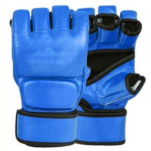 Guantes de Entrenamiento de MMA Premium, Medios Dedos, Cuero PU, Guantes de Combate - Product Image 3