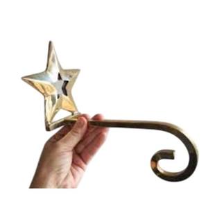 Silver Christmas <b>Stocking</b> <b>Holder</b> For Hanging Decorative Use Xmas <b>Stocking</b> <b>Holder</b> For Fireplace Use IN Wholesale - Product Image 4