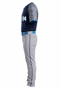 Uniforme de Béisbol Económico OEM, Conjunto de Uniformes de Béisbol y Sóftbol Personalizados con Bordado, Jersey de Malla de Poliéster, Ropa Deportiva 380GSM - Product Image 4