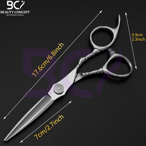 กรรไกรตัดผมคุณภาพระดับซาลอน สีม่วง จับถนัดมือ ตัดได้อย่างสมบูรณ์แบบทุกครั้ง พร้อมสกรูปรับแรงตึง - Product Image 4