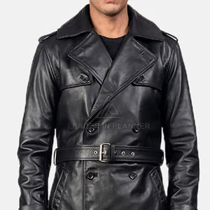 Abrigo de Cuero para Hombre al por Mayor, Color Sólido, Precio Económico, Transpirable, Hecho en Pakistán - Product Image 6