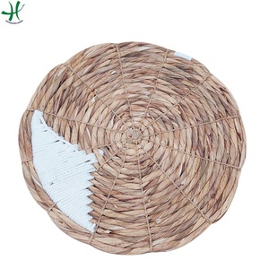 เสื่อหญ้าทะเลทรงกลมสีธรรมชาติสไตล์คลาสสิกเป็นมิตรกับสิ่งแวดล้อม - Product Image 3