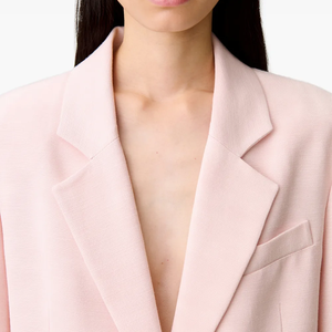 Premium Fashion <b>Pink</b> <b>Blazer</b> Women Plus Size Oversized Single Button Casual Jacket Loose Fit Streetwear Suit Coat for Ladies - Product Image 6